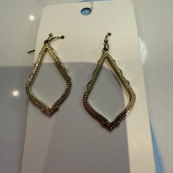 Kendra Scott Sophia Gold Dangle Earrings - Picture 3 of 4